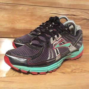 Asiac Women’s Running/Walking Black Red Sz 9.5